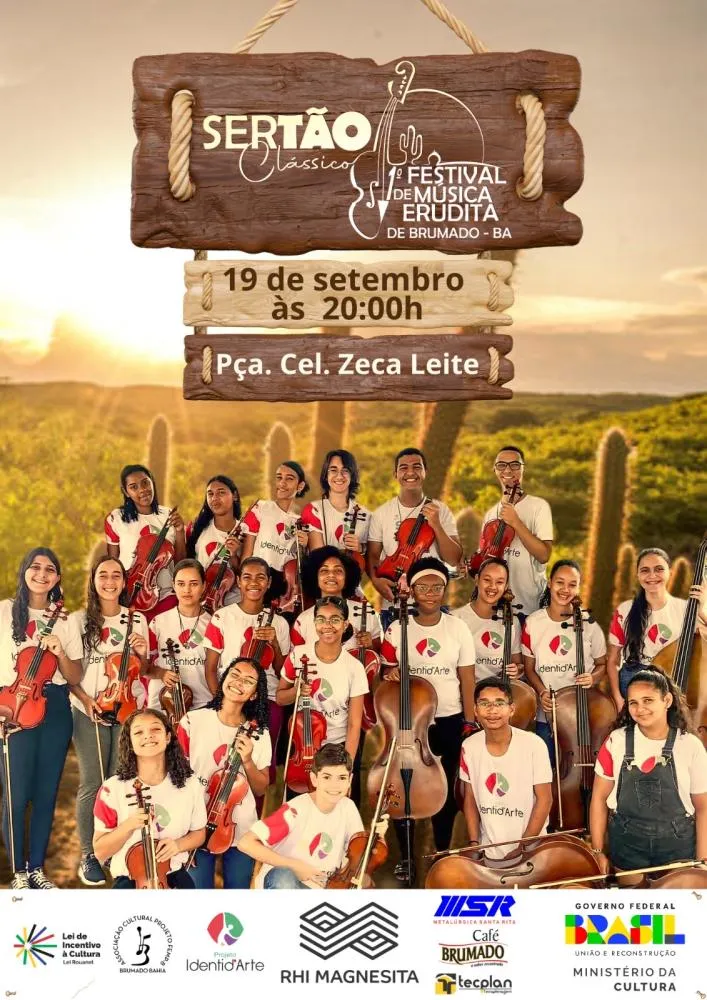 Brumado se prepara para duas grandes celebrações musicais: Sertão Clássico e VI FEMP-B