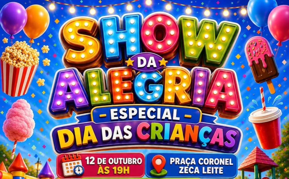 Kezinha Produções realiza 10ª edição do Show da Alegria na Praça Zeca Leite