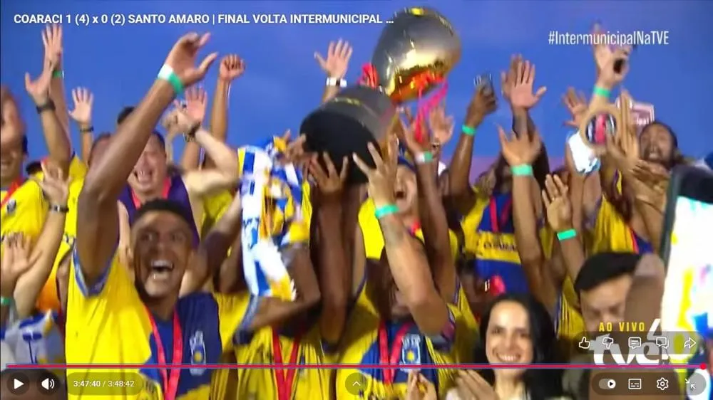Coaraci desbanca Santo Amaro e conquista o bi no Intermunicipal