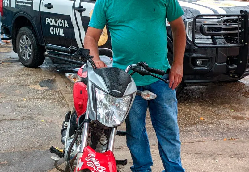 Motocicleta furtada em São Paulo é recuperada e entregue ao dono em Barra da Estiva