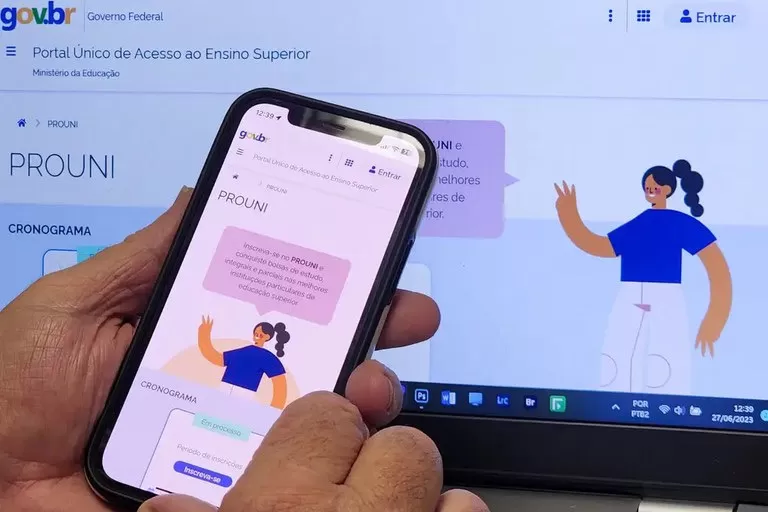 Prouni: inscrições abertas para o 1º semestre de 2024