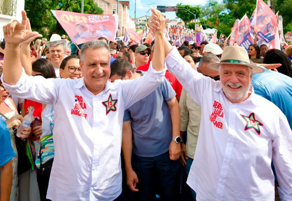 Paraná Pesquisas: Rui Costa tem 46,3% e Jaques Wagner 34% na disputa pelo Senado na Bahia