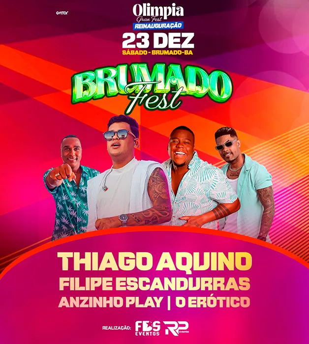 Vendas Online abertas para o Brumado Fest: A festa mais aguardada do ano na Capital do Minério!