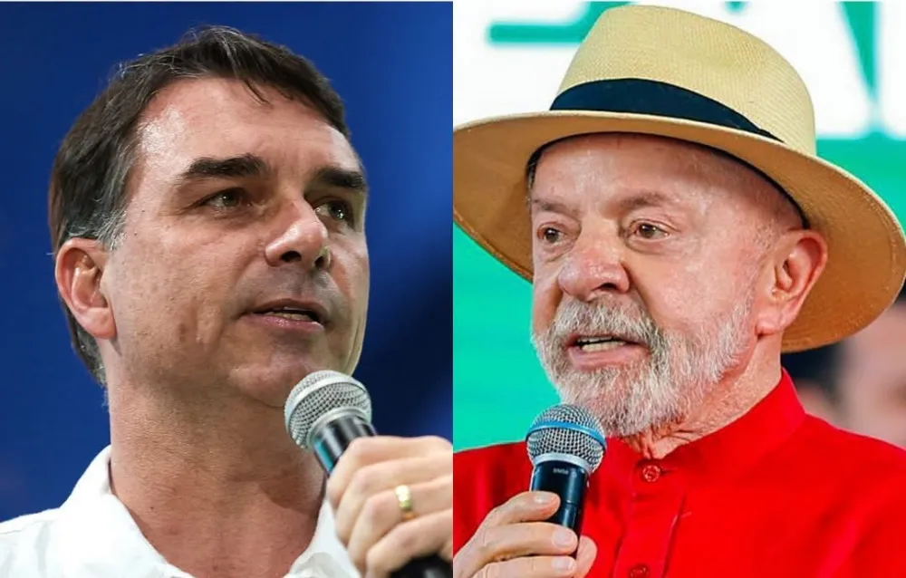 Flávio Bolsonaro marca 51% dos votos válidos contra 49% de Lula, diz Datafolha