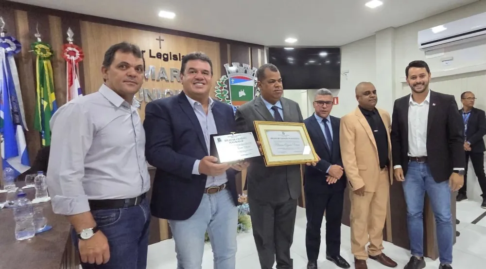 Deputado Marquinho Viana recebe título de cidadão de Planalto