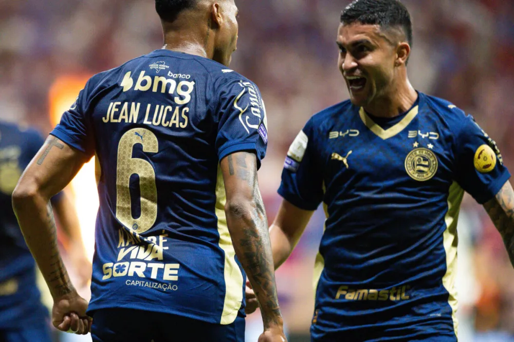 Bahia vence o Remo por 2 a 1 na Fonte Nova e assume a quarta posição do Brasileirão
