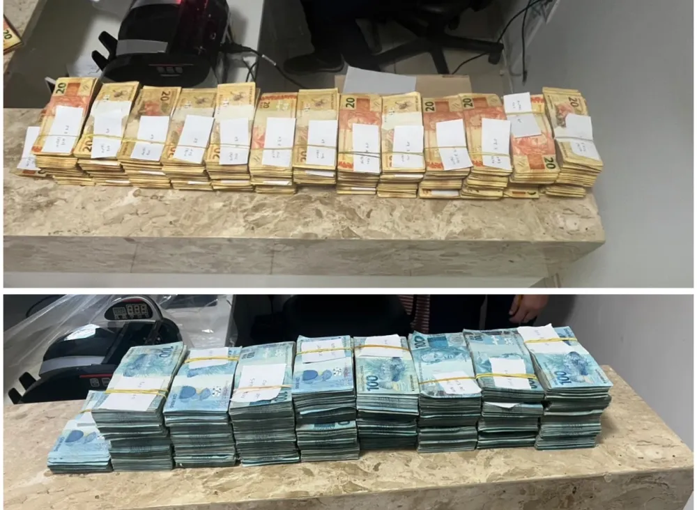 CIPRv apreende R$ 1,348 milhão em espécie, cinco iPhones e equipamento Starlink durante abordagem em Tanhaçu