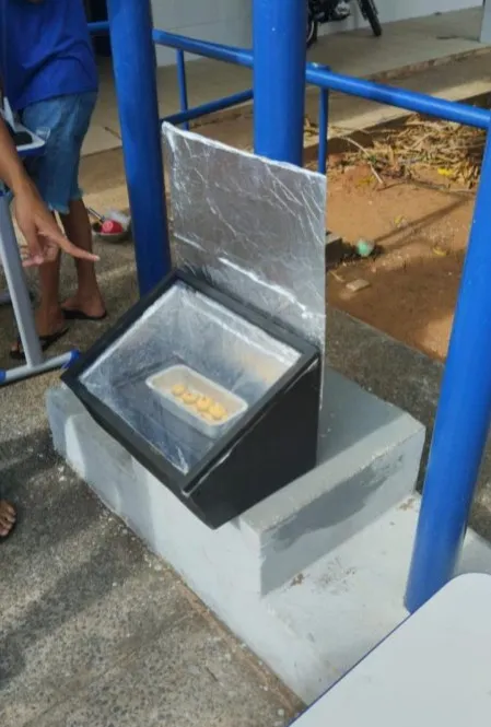 Estudantes criam forno que utiliza fonte renovável como energia