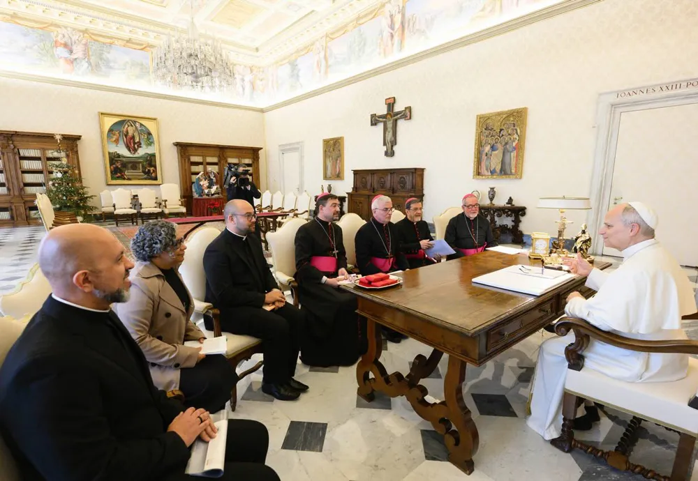 Padre brumadense participa de audiência com o Papa Leão XIV no Vaticano