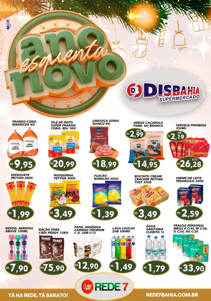 Esquenta Ano Novo Disbahia Supermercado 