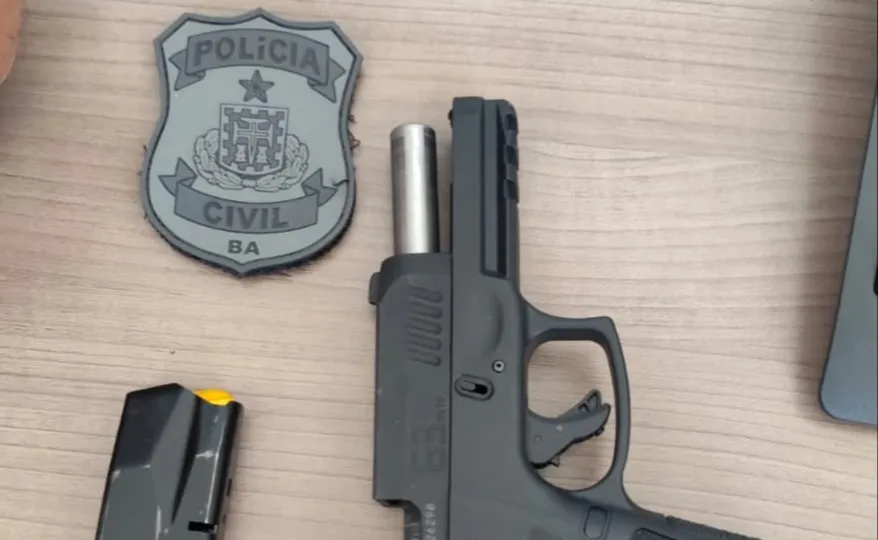 Investigado por dupla tentativa de homicídio é preso e arma de fogo é apreendida em Barra da Estiva