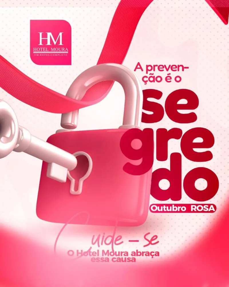 Hotel Moura adere à Campanha Outubro Rosa e reforça mensagem de prevenção