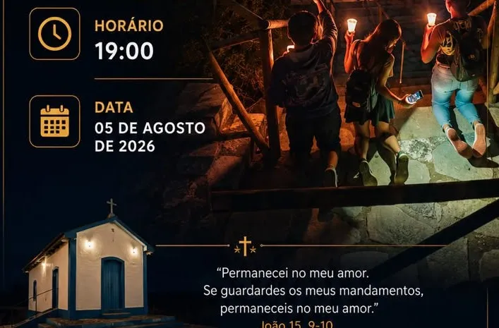 Rio de Contas realizará Via Sacra Luminosa na Capelinha do Bom Jesus no dia 5 de agosto