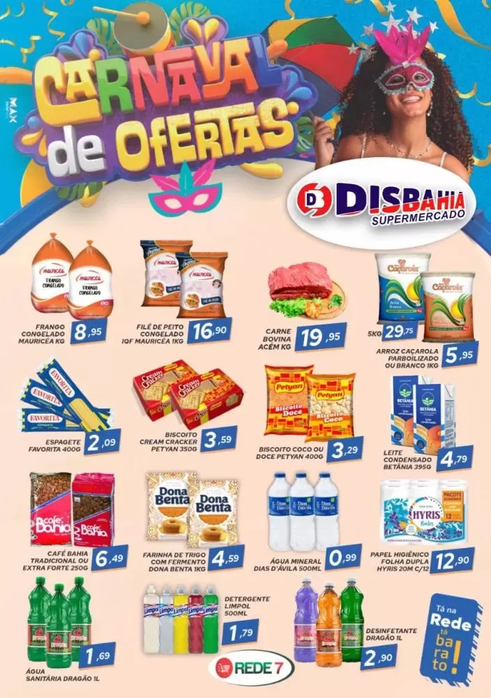 Carnaval de Ofertas do Disbahia Supermercado