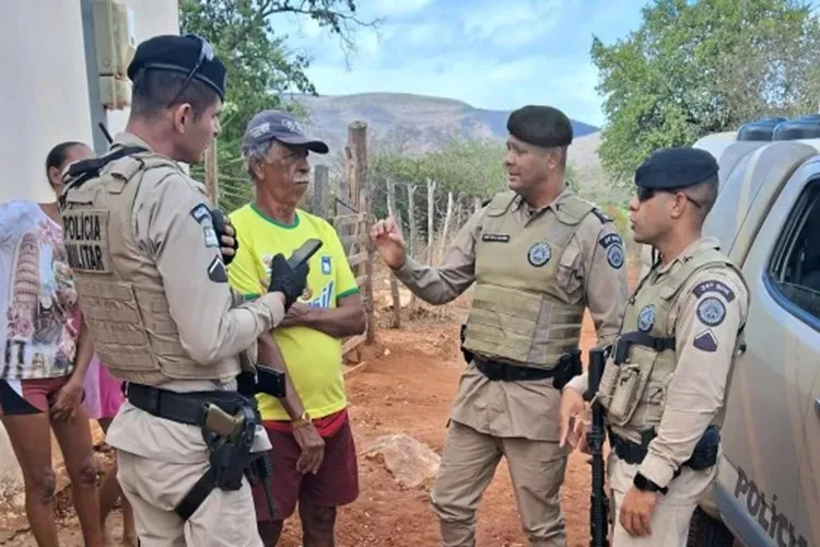 Brumado: Polícia Militar realiza visita a família vítima de assalto na Fazenda Jacaré 