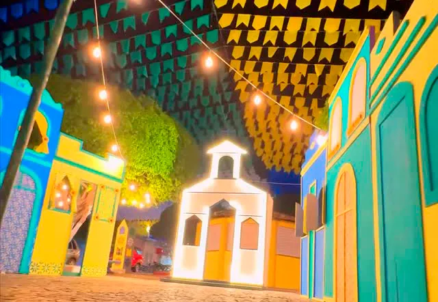 Decoração junina transforma Tanhaçu em um verdadeiro cenário de tradição e beleza