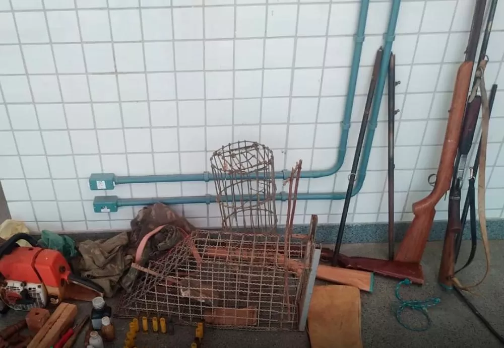 Operação da CIPPA em Iramaia resulta na desarticulação de atividades ilegais de caça e serraria clandestina