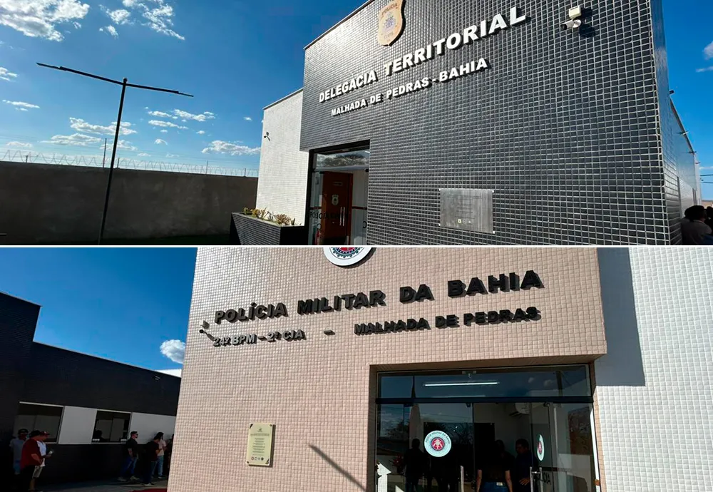 Cidade de Malhada de Pedras ganha nova Delegacia Territorial e novo Pelotão da Polícia Militar