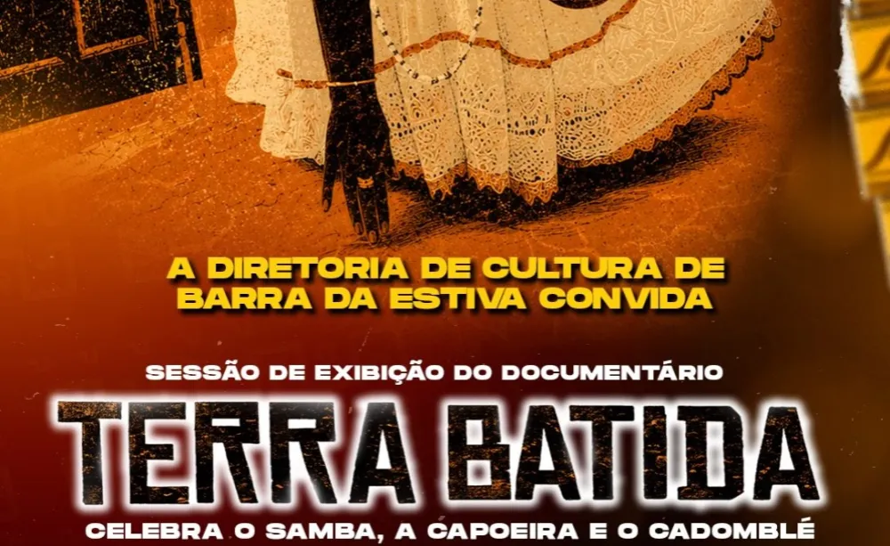 Barra da Estiva recebe exibição gratuita do documentário “Terra Batida” nesta sexta-feira