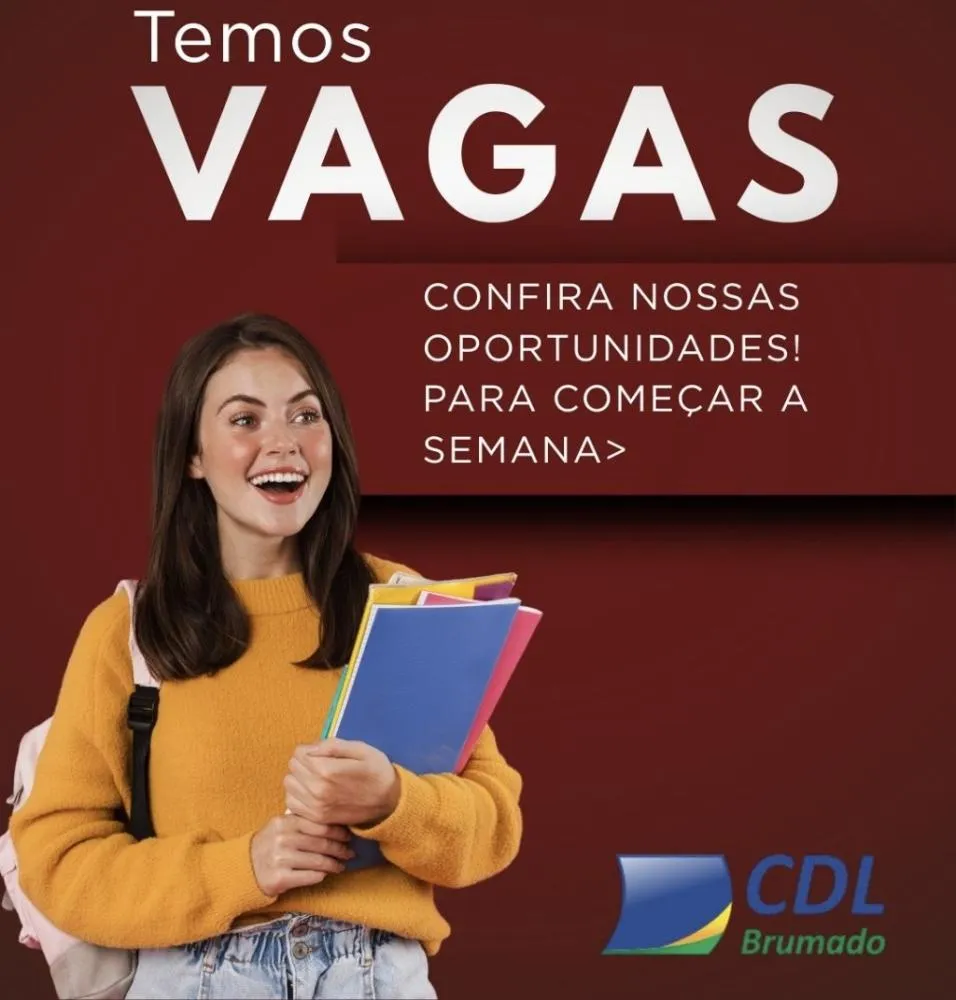 CDL de Brumado e Evoestágios anunciam novas vagas de estágio em diversas áreas com remuneração e auxílio transporte