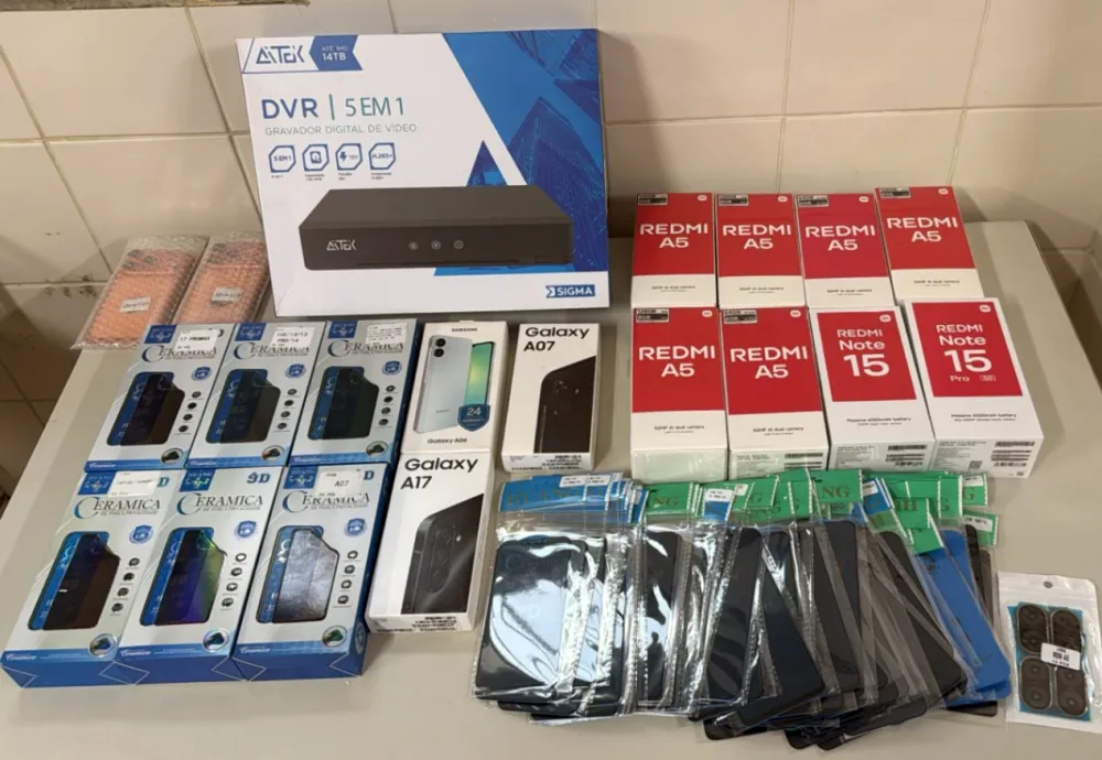 CIPRv/Brumado apreende celulares e acessórios contrabandeados durante abordagem em Urandi