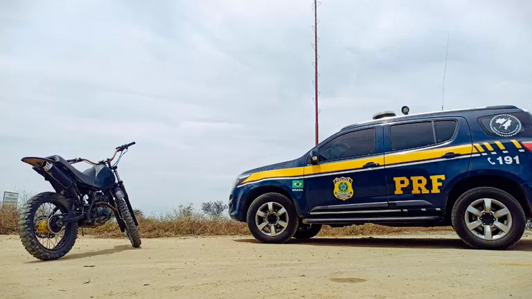 'Moto Frankenstein' é apreendida pela PRF em trecho baiano da BR 116
