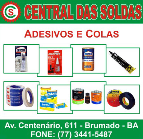 CENTRAL DAS SOLDAS - ADESIVOS E COLAS