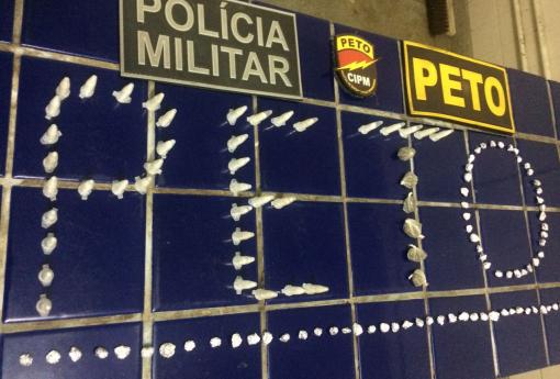 Brumado: Polícia Militar apreende drogas e prende individuo suspeito por tráfico de drogas 