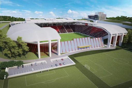 Manoel Matos apresenta detalhes da Arena Barradão; inauguração prevista para 2019