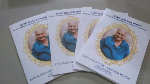 Brumado: José Walter lança cordel em homenagem a Dona Rita Ataíde