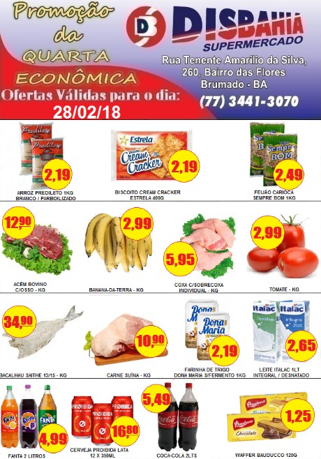 Hoje é dia de economizar na 'Quarta Econômica' do Disbahia