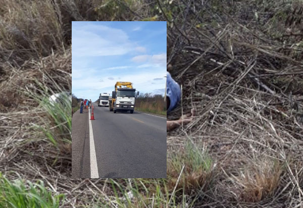 Brumado: homem morre após colidir moto que conduzia contra caminhão no anel viário da BR-030