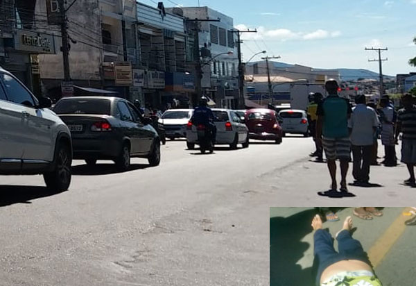 Brumado: idosa morre após ser atropelada por moto no centro da cidade