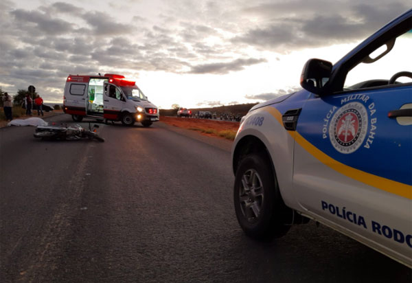 Brumado: Motociclista morre em acidente na rotatória do Bairro Esconso