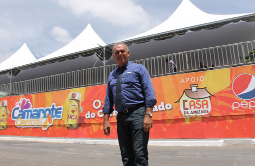 CarnaBrumado: Prefeito Aguiberto visita circuito do Carnaval