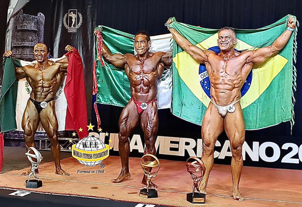 Fisiculturista brumadense Alípio Júnior fica em 3º lugar no Campeonato Sul Americano de Fisiculturismo 2021