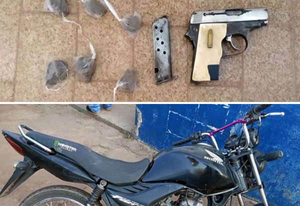 Cipe Sudoeste apreende drogas e arma em Barra da Estiva 