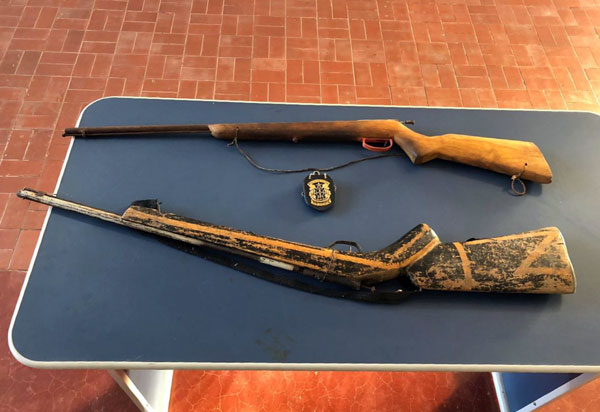 DT de Carinhanha apreende duas espingardas na zona rural