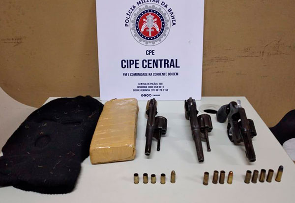 Dois traficantes morrem em confronto com a CIPE Central na região Sudoeste