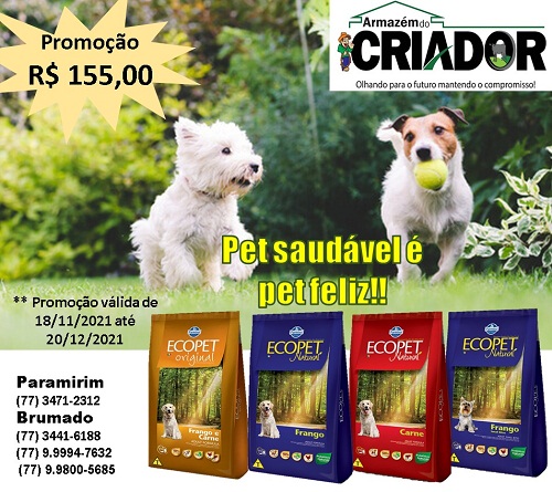 Armazém do Criador: Super saldão ração Ecopet