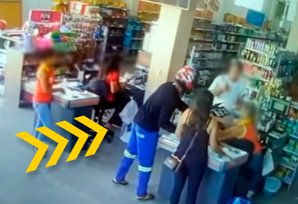 Brumado: assaltante rouba quantia não divulgada de supermercado no centro da cidade