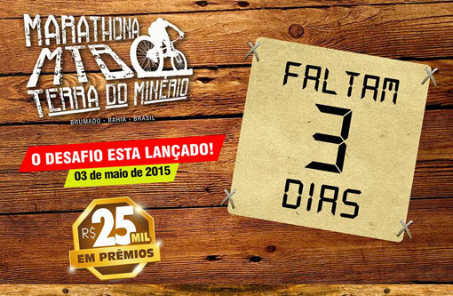 Faltam 03 dias para a Marathona MTB 'Terra do Minério'