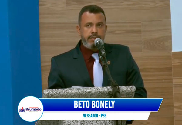 Brumado: Na sessão, vereador Beto Bonelly comentou sobre fala do prefeito Eduardo em live semanal