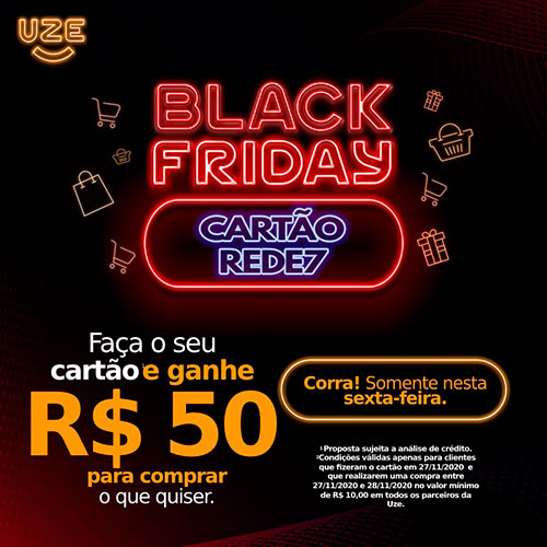 Disbahia: Faça seu cartão REDE7 nesta sexta (27) e ganhe R$ 50 em compras