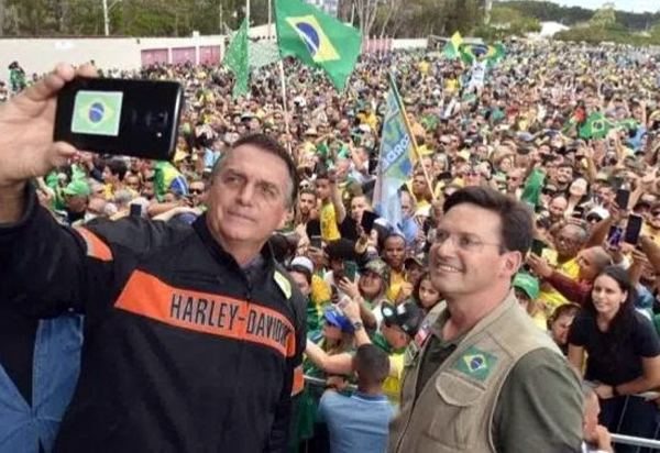 Bolsonaro realizou comício em Conquista no último sábado (27)