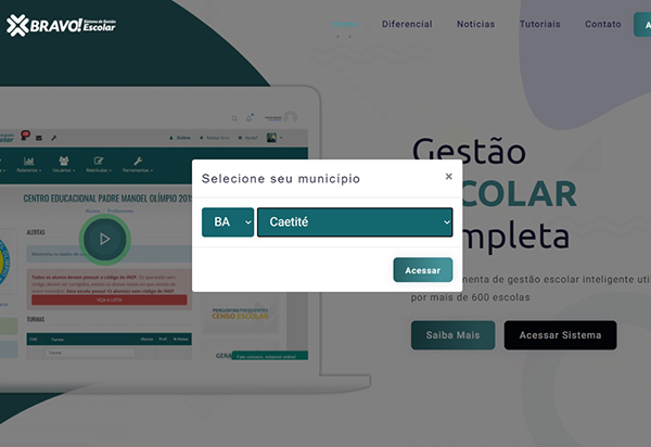 Caetité adota maior sistema de gestão escolar do estado para gerenciamento das aulas remota