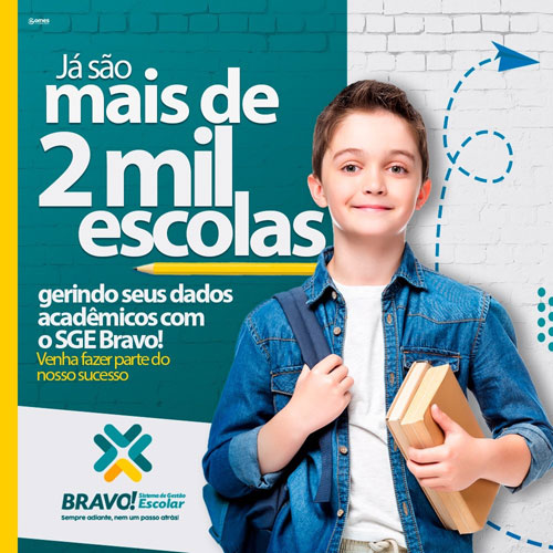SGE Bravo está presente em mais de 2 mil escolas