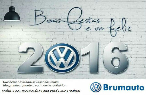 A Brumauto deseja a todos o seus clientes um Feliz 2016