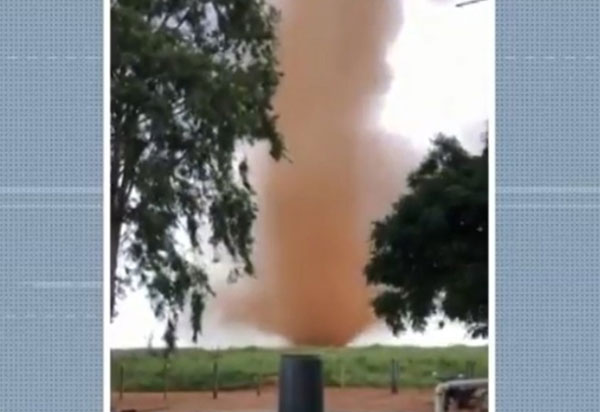 Caculé: ‘pé-de-vento’ em fazenda pode ter atingido 100 km/h