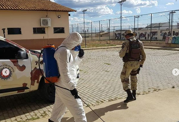 Cipe Sudoeste realiza desinfecção da unidade 